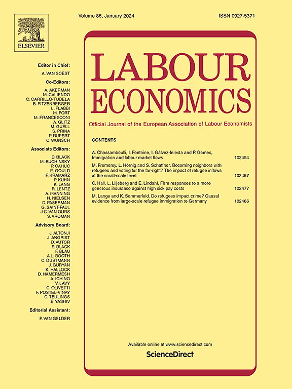 Go to journal home page - Labour Economics